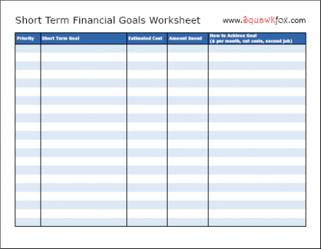 How to set Financial Goals and reach them! - Squawkfox