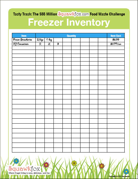 How to Make a Freezer Inventory That's Easy to Update